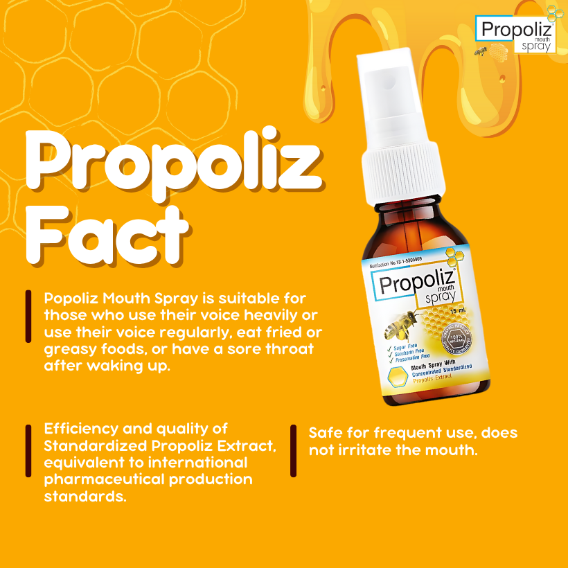 Propoliz Throat Spray for Adults 15mL