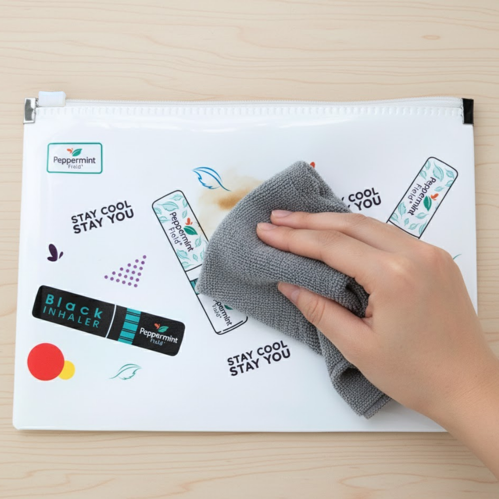 Peppermint Field Black Inhaler Gift Set – Ziplock Pouch Edition ...