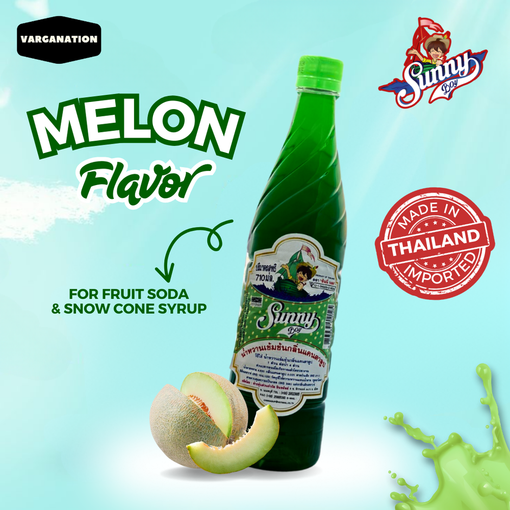 Sunny Boy Melon Flavored Fruit Syrup - 710ml