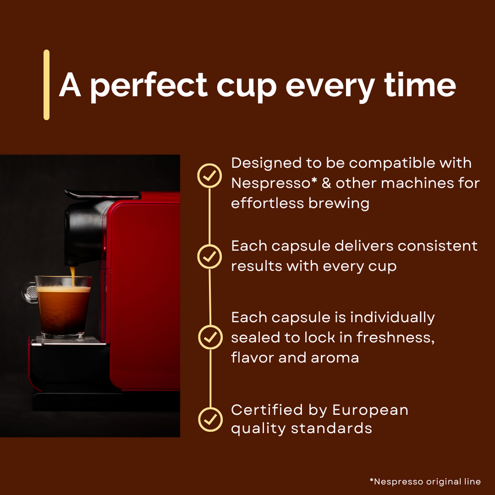 
                  
                    Carracci Nespresso 10 Capsule Milano | Compatible Coffee Capsules Pods for Espresso | Varganation
                  
                