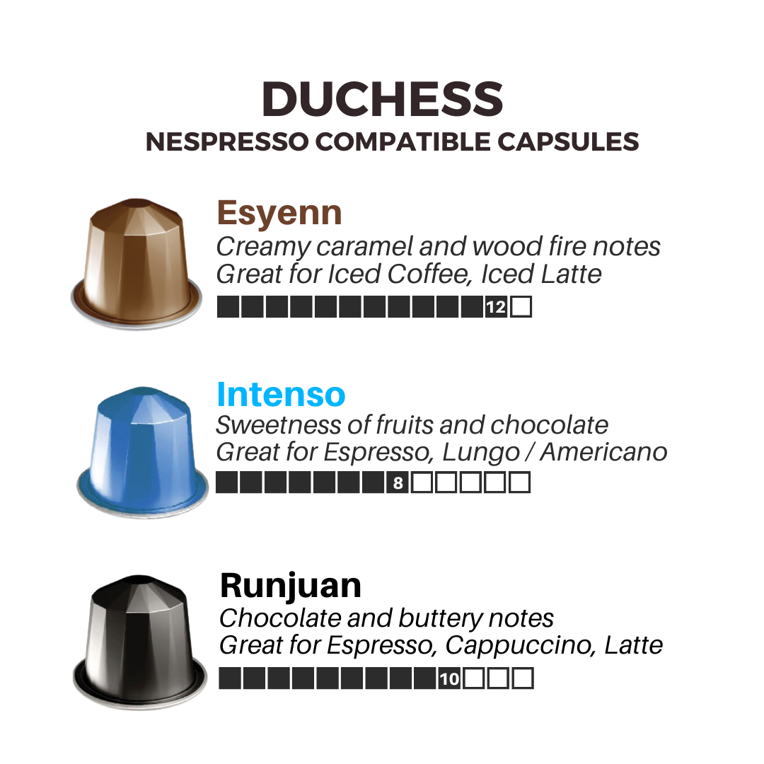 
                  
                    Duchess Lamoon Nespresso Compatible Coffee Capsule
                  
                