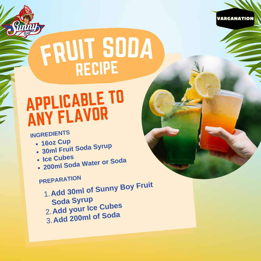 
                  
                    Sunny Boy Sala Flavored Fruit Soda Syrup - 710ml
                  
                