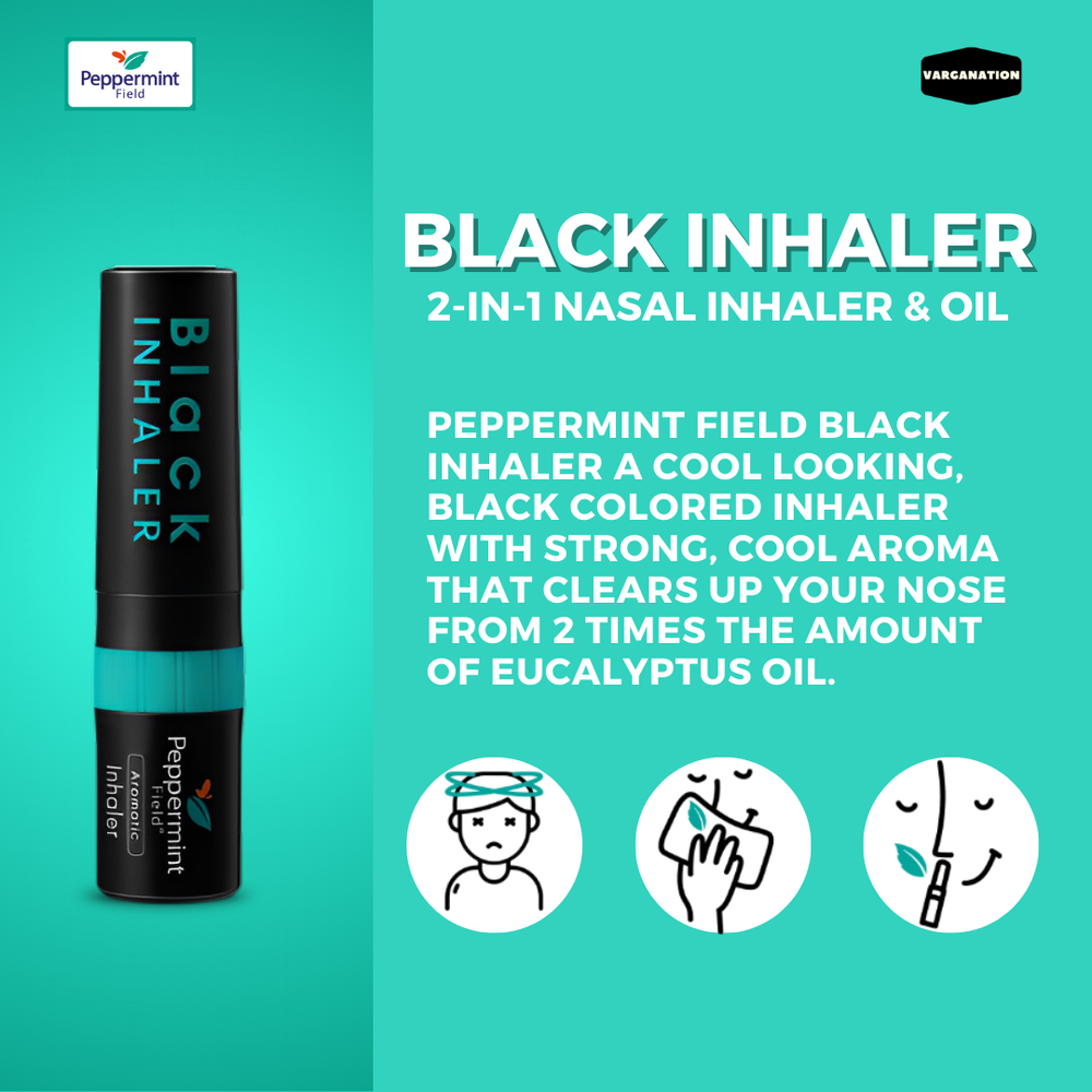 Peppermint Field Black Inhaler | Varganation – varganation
