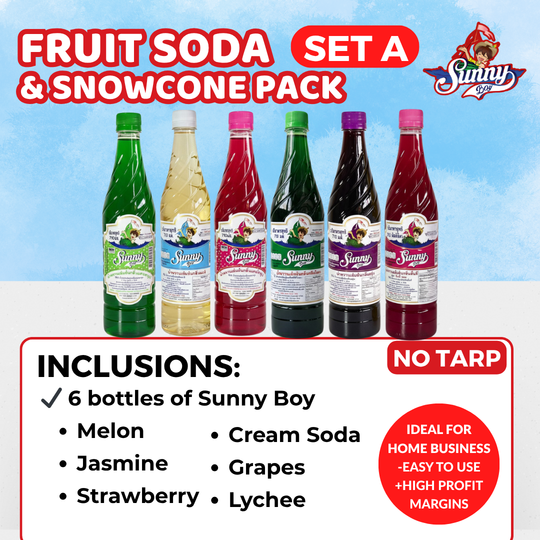 
                  
                    Sunny Boy Fruit Soda Syrup Business Package Set
                  
                