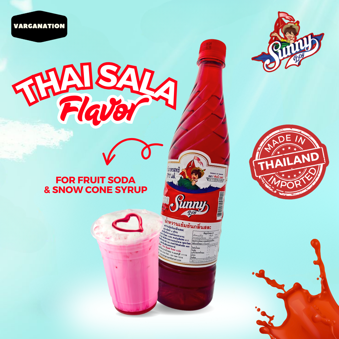
                  
                    Sunny Boy Sala Flavored Fruit Soda Syrup - 710ml
                  
                