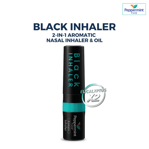 Peppermint Field Black Inhaler