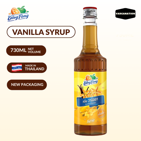 Ding Fong Vanilla Syrup 730mL