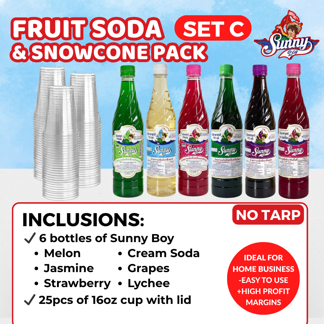 
                  
                    Sunny Boy Fruit Soda Syrup Business Package Set
                  
                