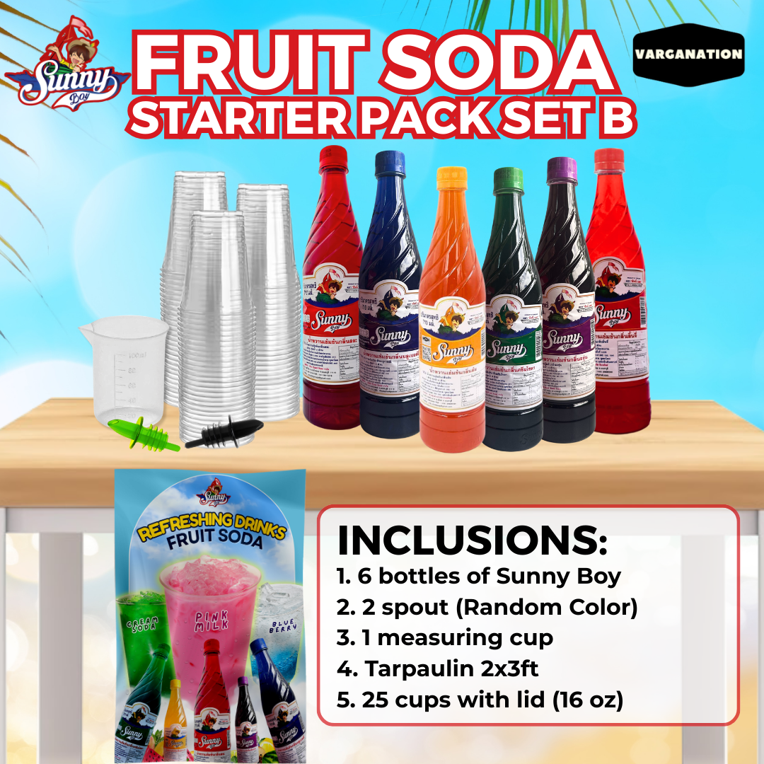 
                  
                    Sunny Boy Fruit Soda Syrup Business Package Set
                  
                