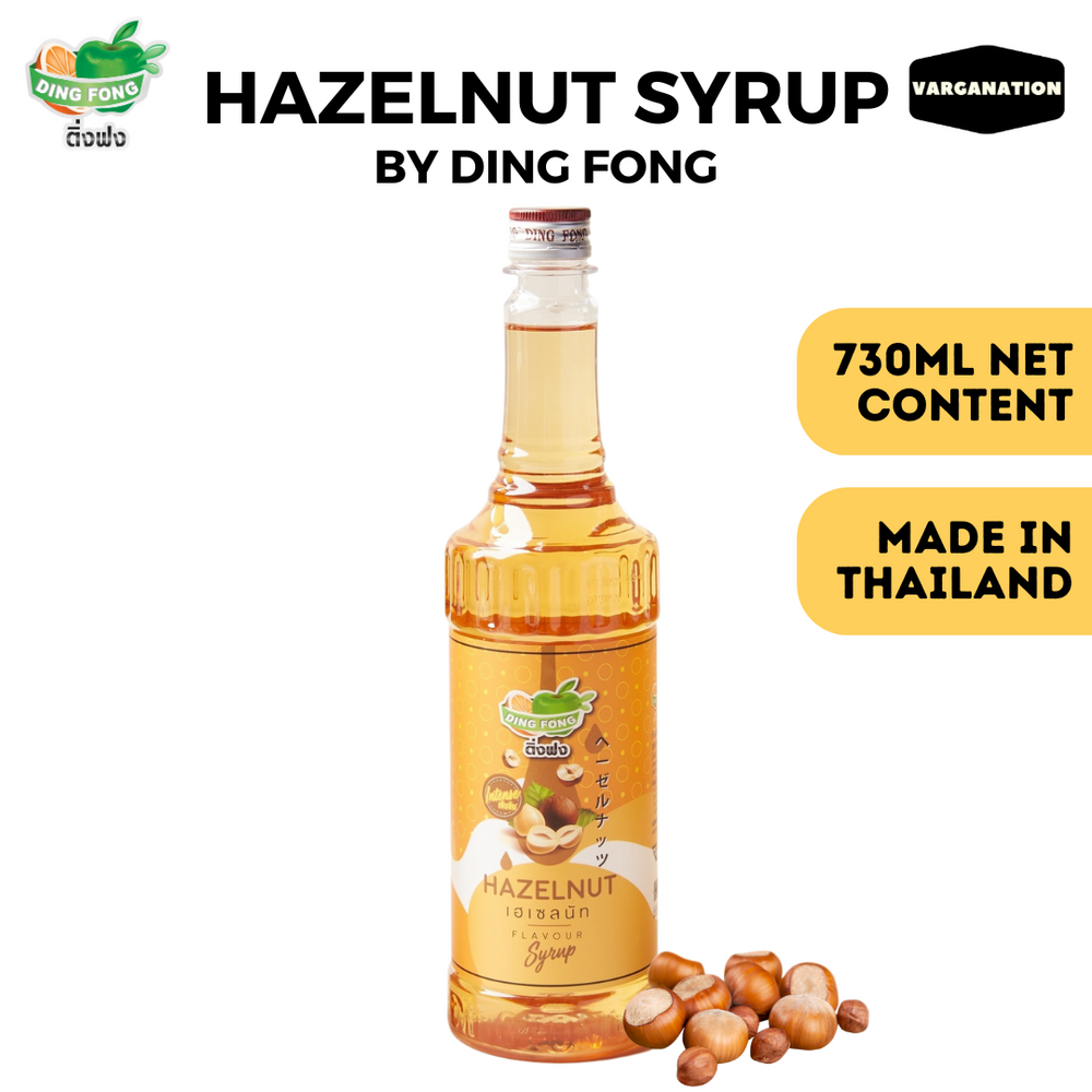 Ding Fong Hazelnut Syrup 730mL