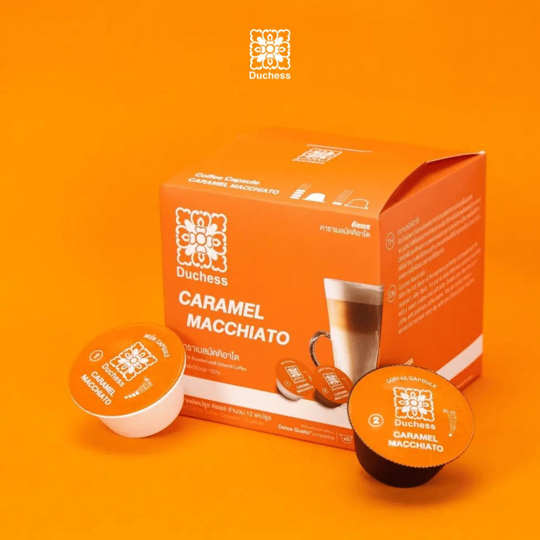 
                  
                    Duchess Coffee Caramel Macchiato Dolce Gusto Compatible Capsules
                  
                