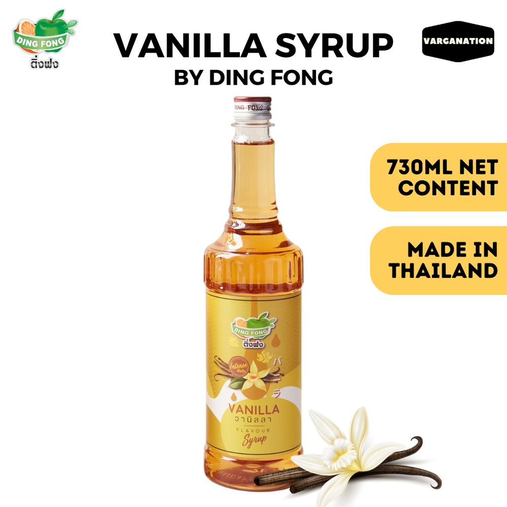 Ding Fong Vanilla Syrup 730mL