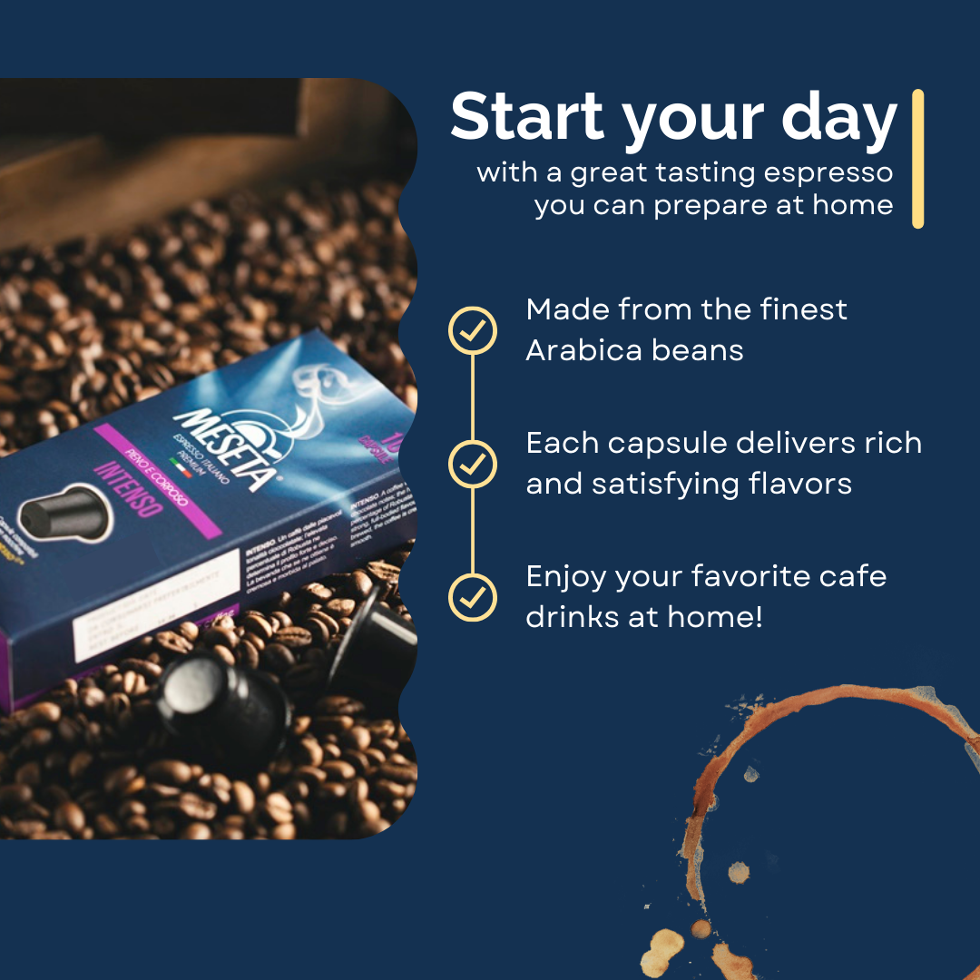 
                  
                    Meseta Coffee Classico Nespresso Compatible Capsules
                  
                