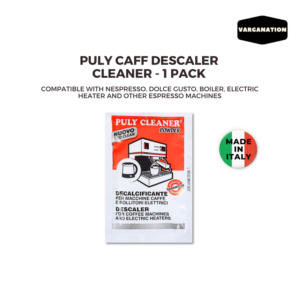 Puly Caff Descaler Powder for Coffee Machines and Electric Heaters 25g