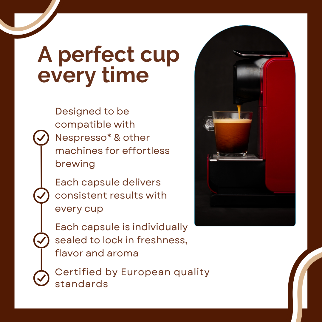 
                  
                    Carracci Nespresso 10 Capsule Milano | Compatible Coffee Capsules Pods for Espresso | Varganation
                  
                