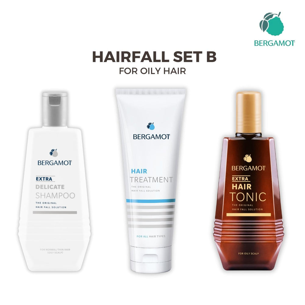 Bergamot Hair Solutions Bundle Pack For Oily Hair And Scalp