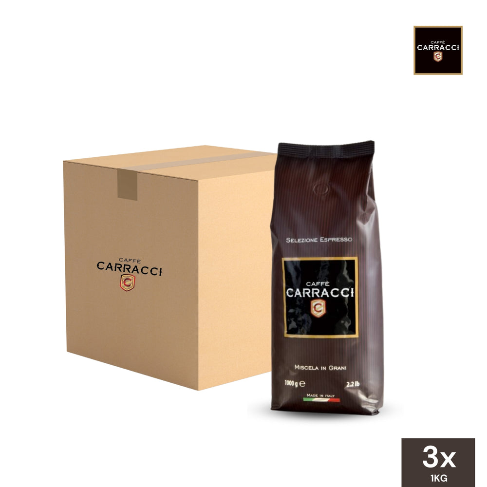 Carracci Coffee Beans Milano 1kg - Wholesale (3 Packs)