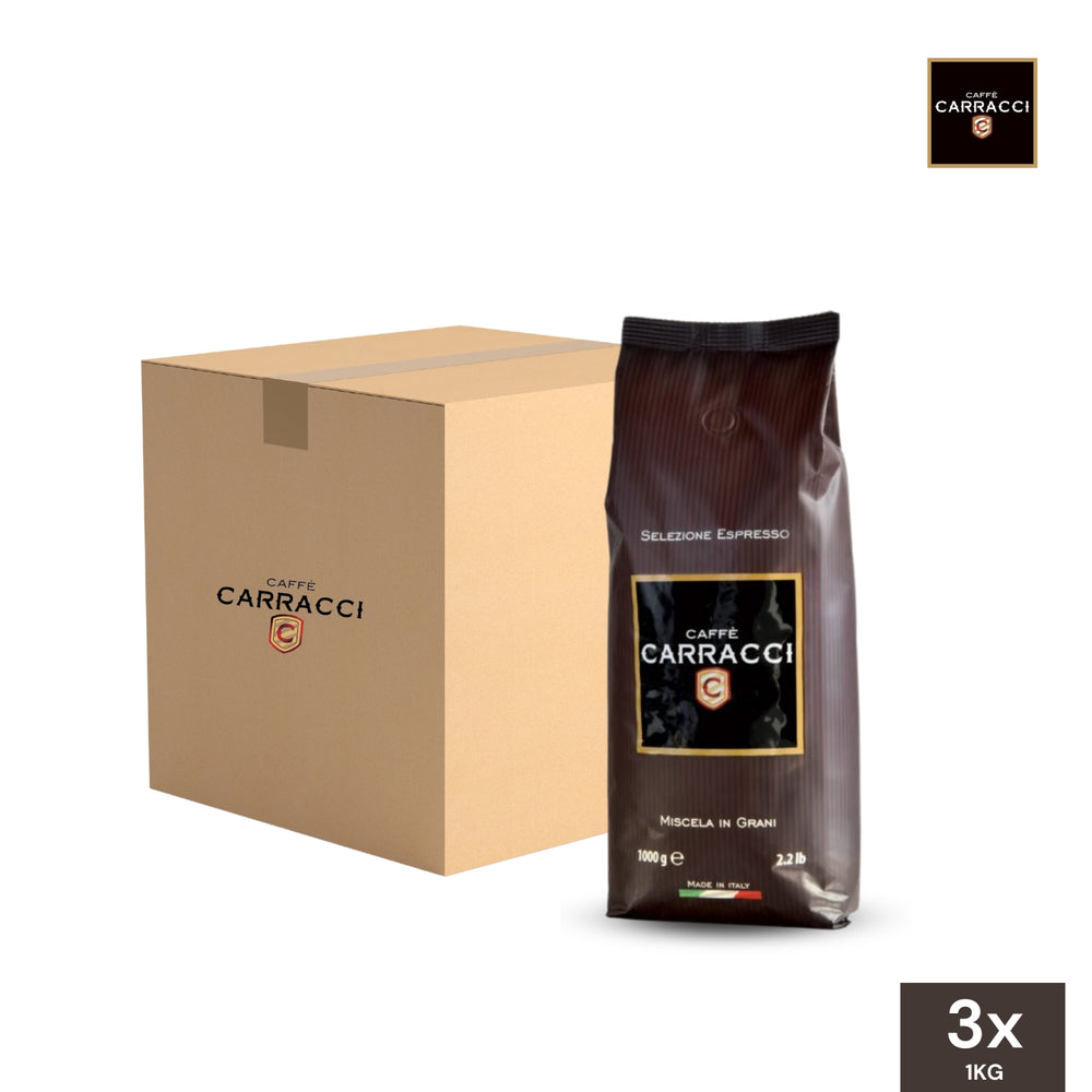 Carracci Coffee Beans Napoli 1kg - Wholesale (3 Packs)