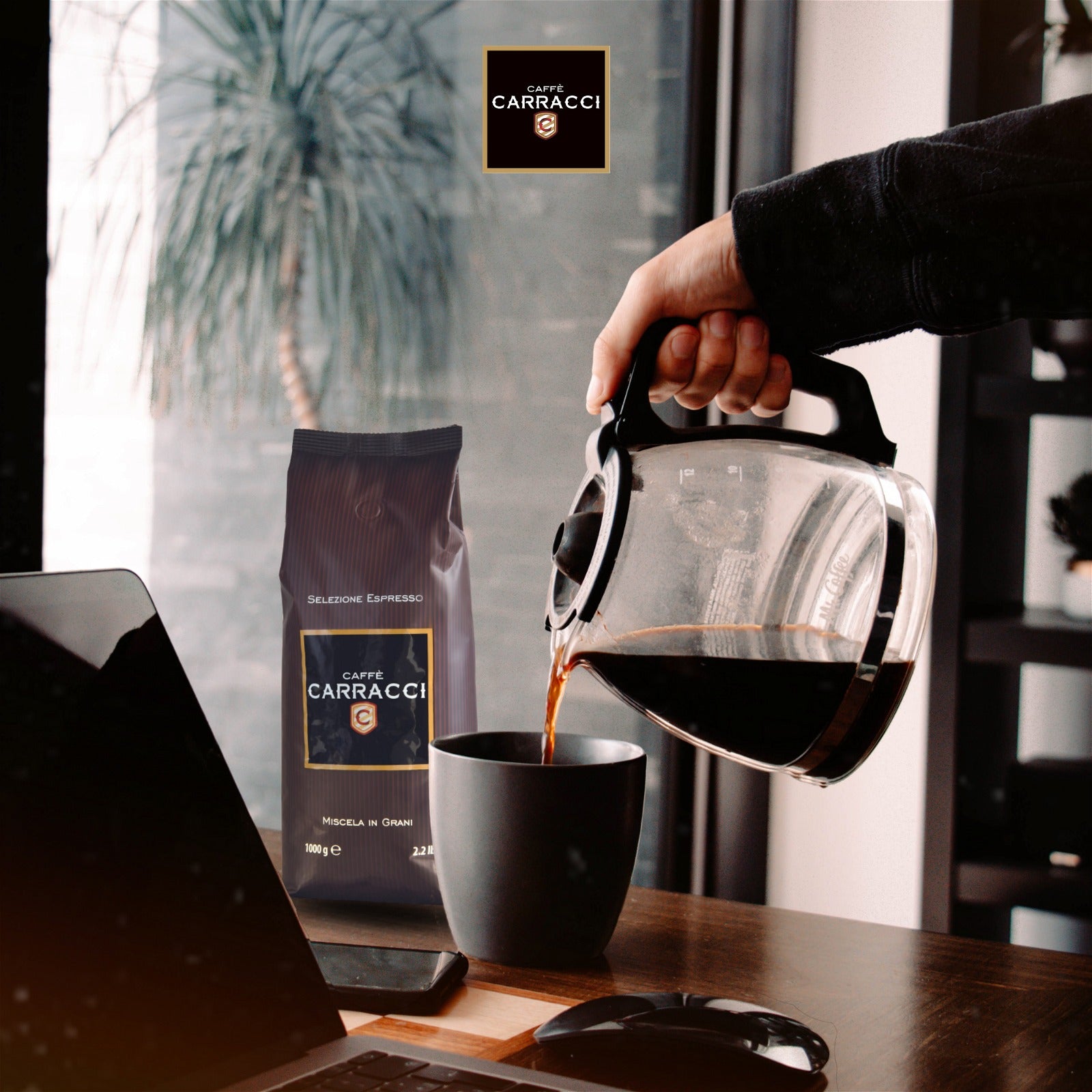 Carracci Coffee Beans Milano 1KG Varganation varganation