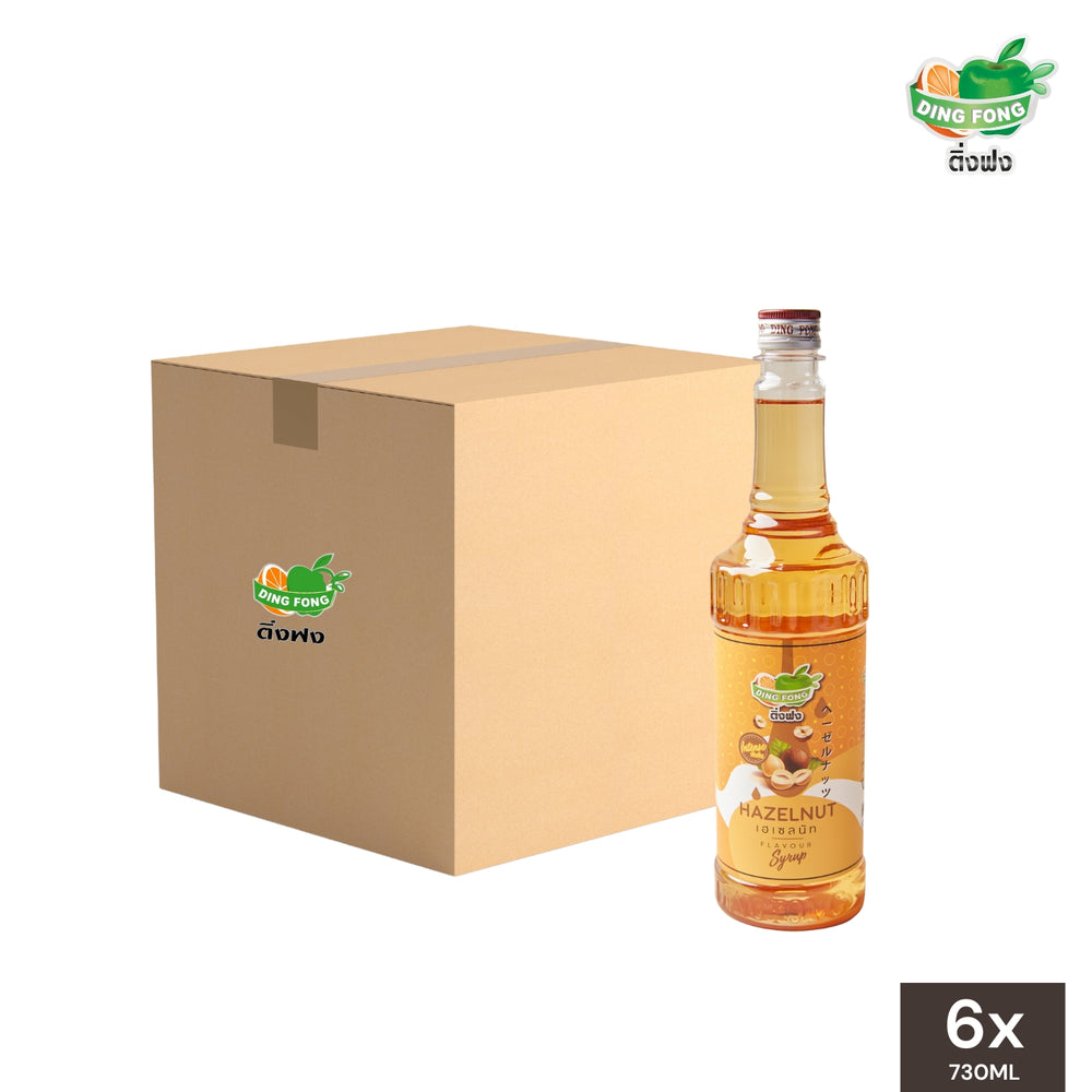 Ding Fong Hazelnut Syrup - Wholesale (6 Bottles)