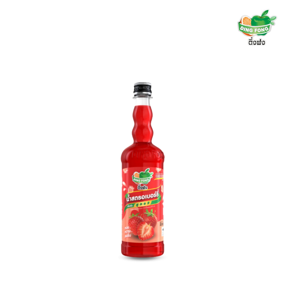 Ding Fong Strawberry Syrup 760mL