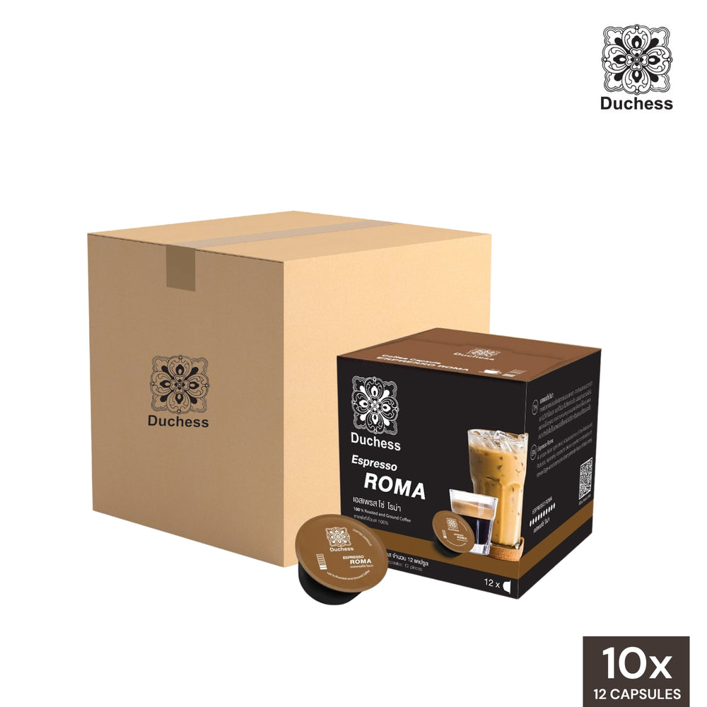 Duchess Coffee Espresso Roma Dolce Gusto Compatible Capsules - Wholesale (10 Boxes)