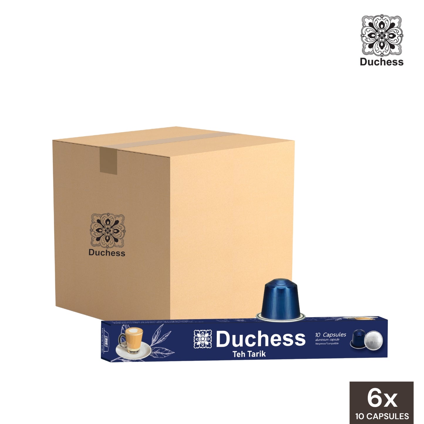 
                  
                    Duchess Coffee Teh Tarik Nespresso Compatible Capsules - Wholesale (6 Boxes)
                  
                