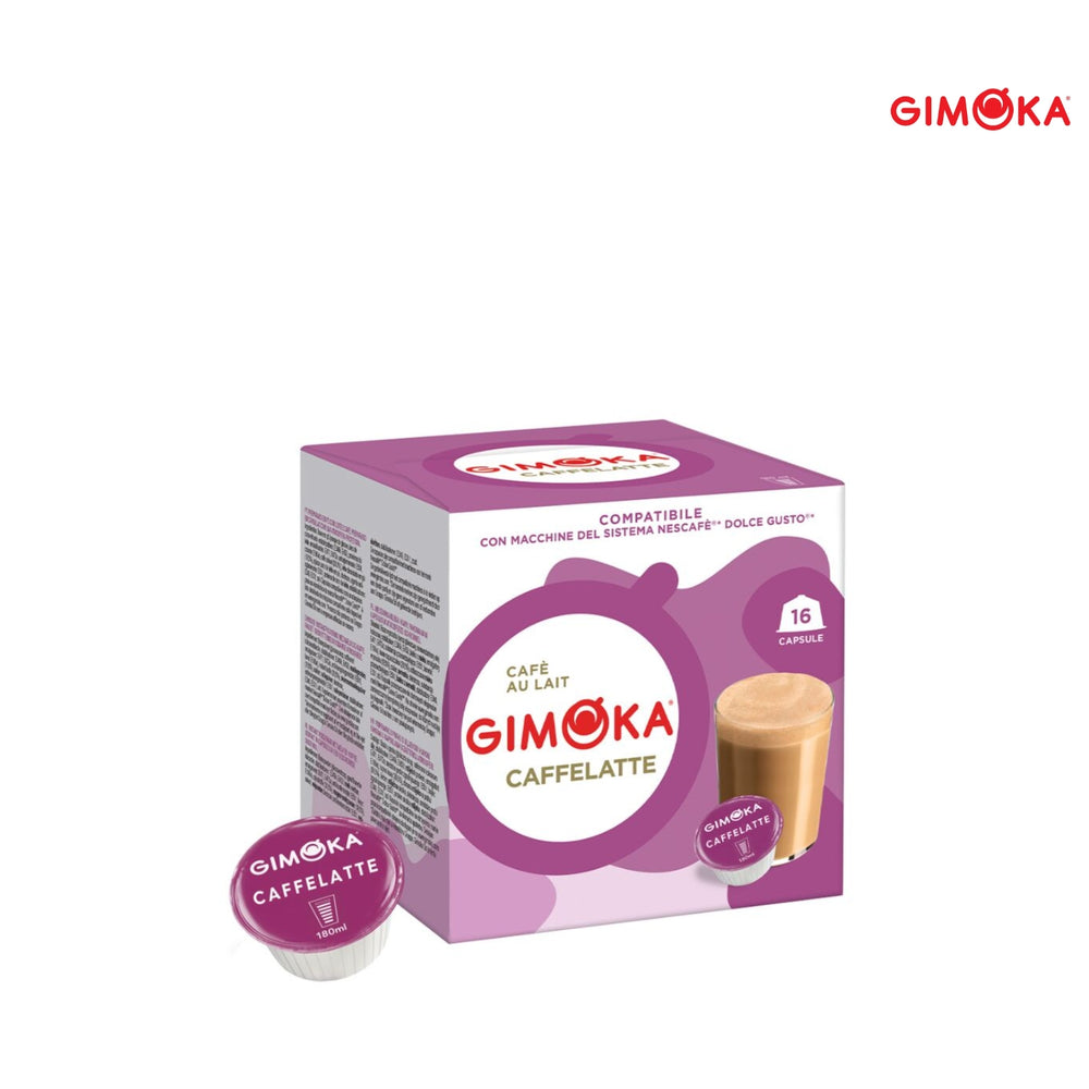 Gimoka Coffee Caffe Latte Dolce Gusto Compatible Capsules