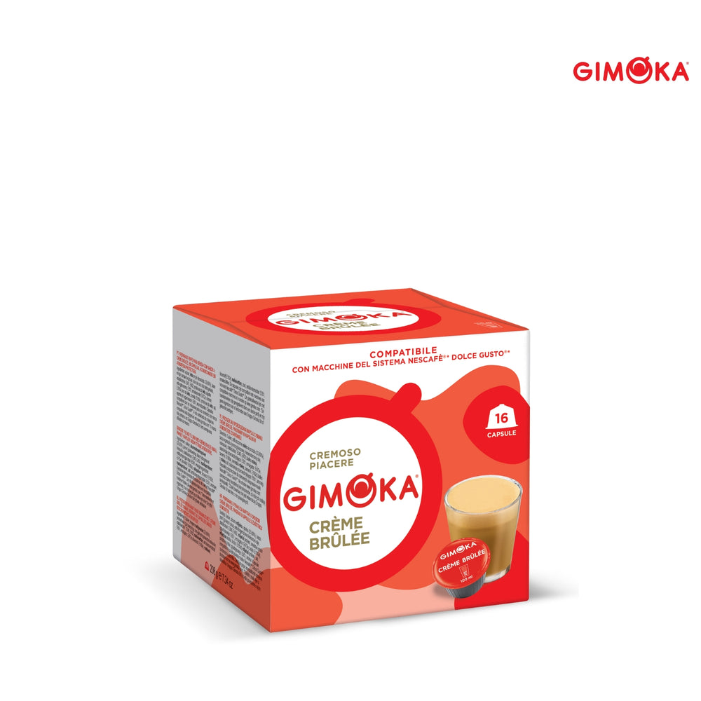 Gimoka Coffee Crème Brulee Dolce Gusto Compatible Capsules