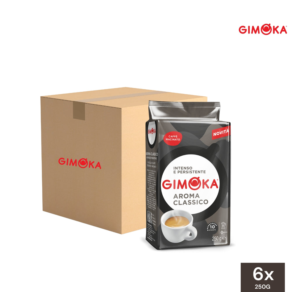 Gimoka Aroma Classico Fine Ground Coffee 250g - Wholesale (6 Packs)