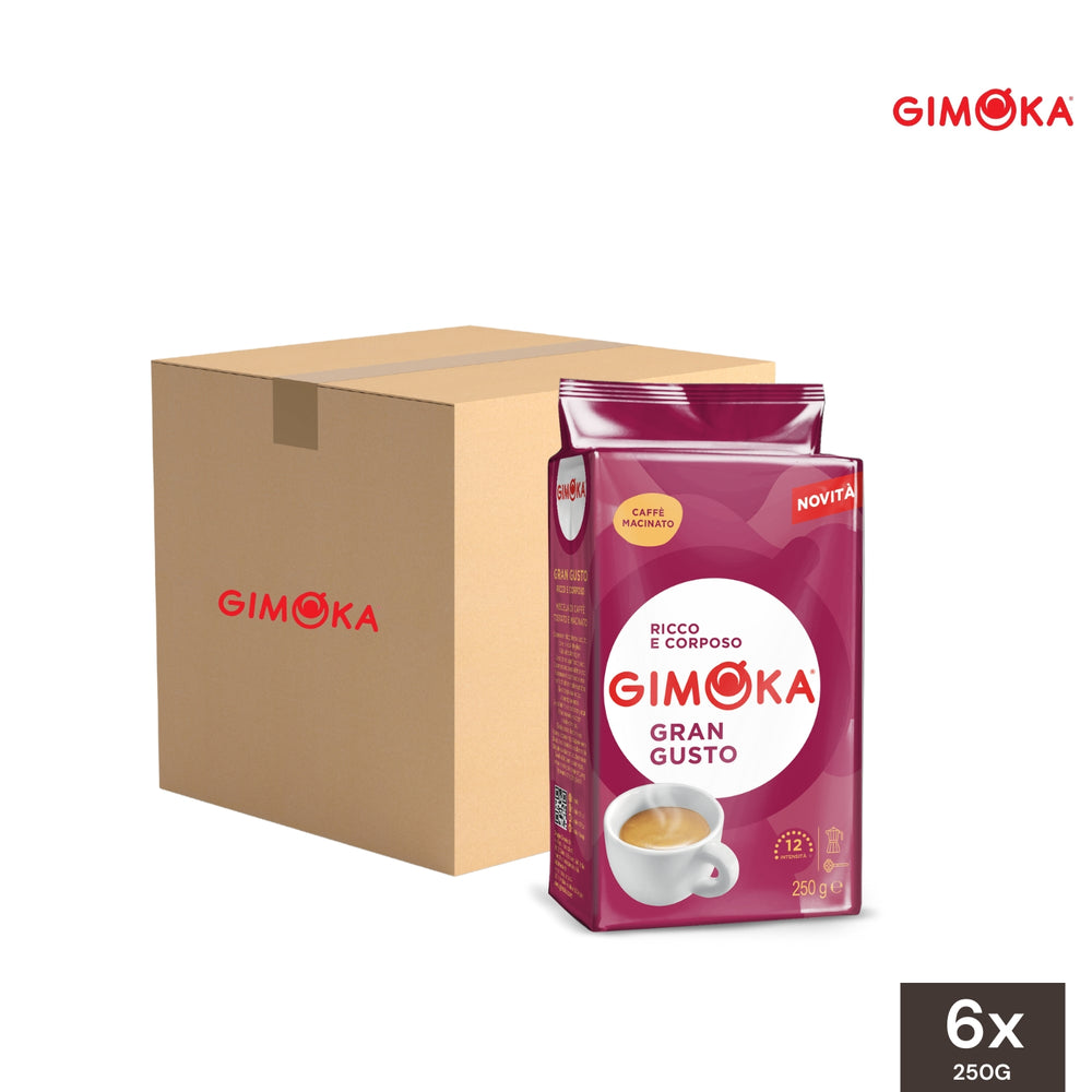 Gimoka Gran Gusto Fine Ground Coffee 250g - Wholesale (6 Packs)