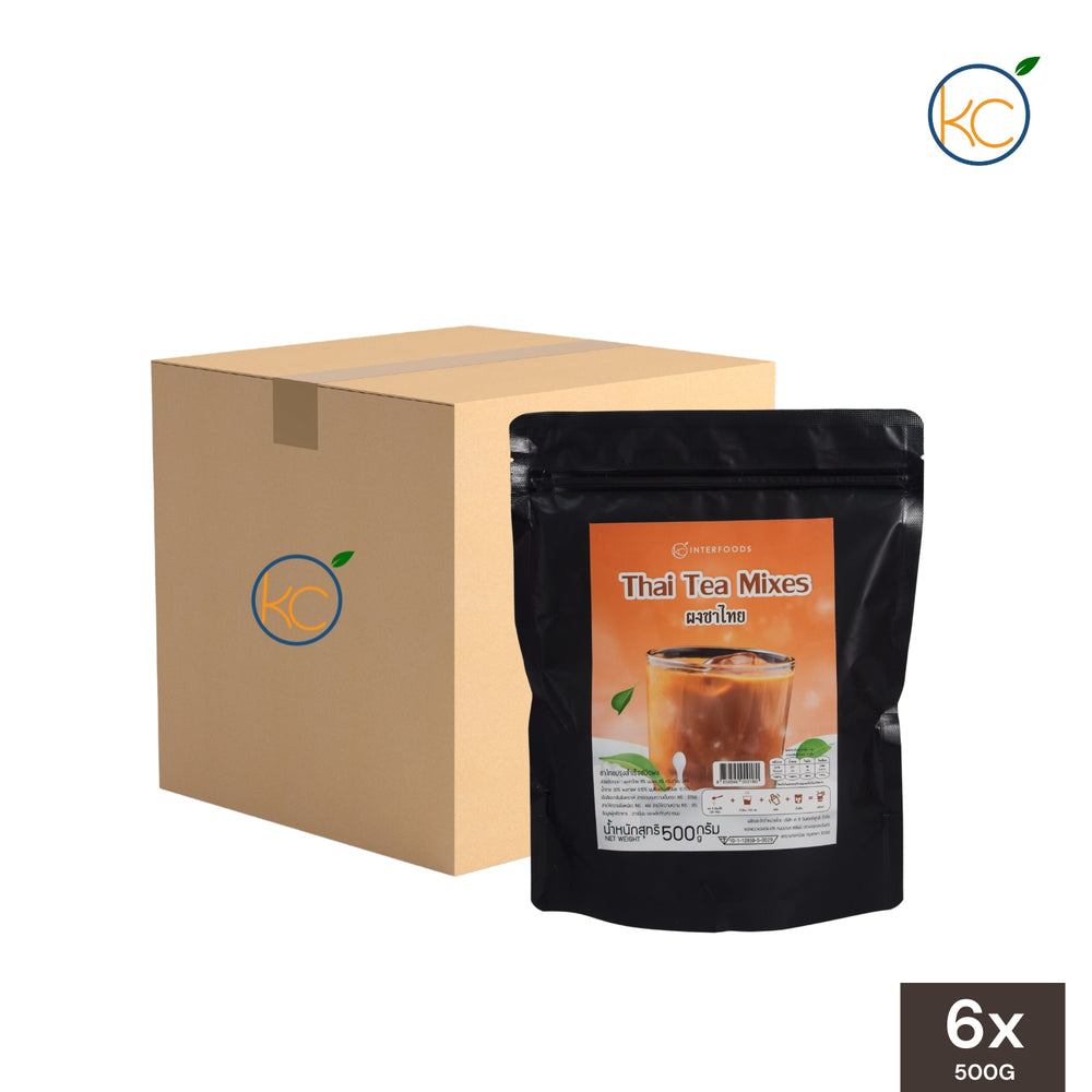 KC Interfoods Thai Milk Tea Powder 500g - Wholesale (6 Packs)