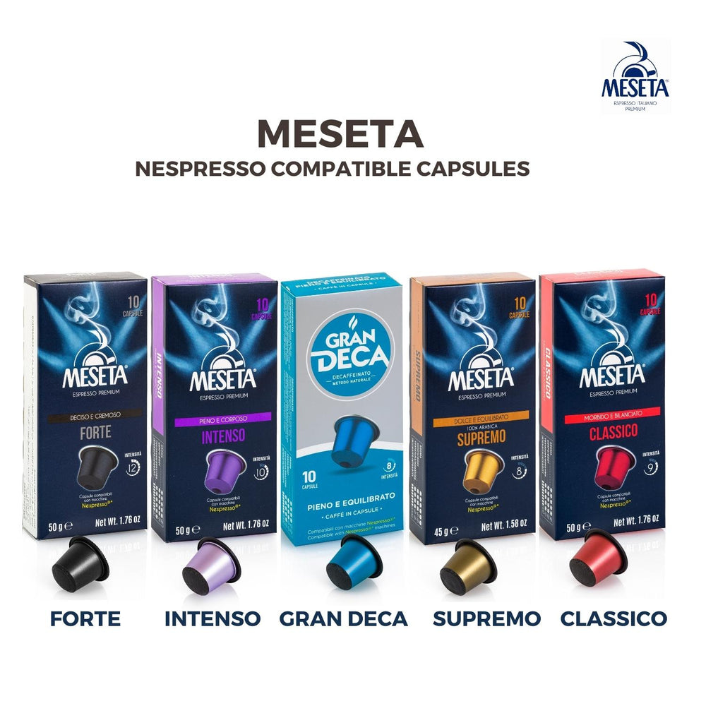 
                  
                    Meseta Coffee Classico Nespresso Compatible Capsules
                  
                