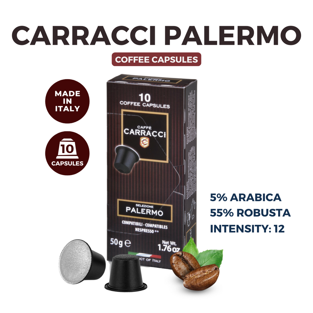 Carracci Coffee Palermo Nespresso Compatible Capsules