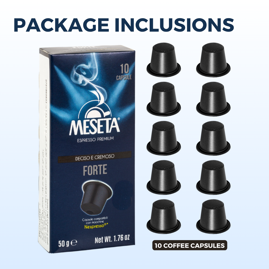 
                  
                    Meseta Coffee Forte Blend Nespresso Compatible
                  
                