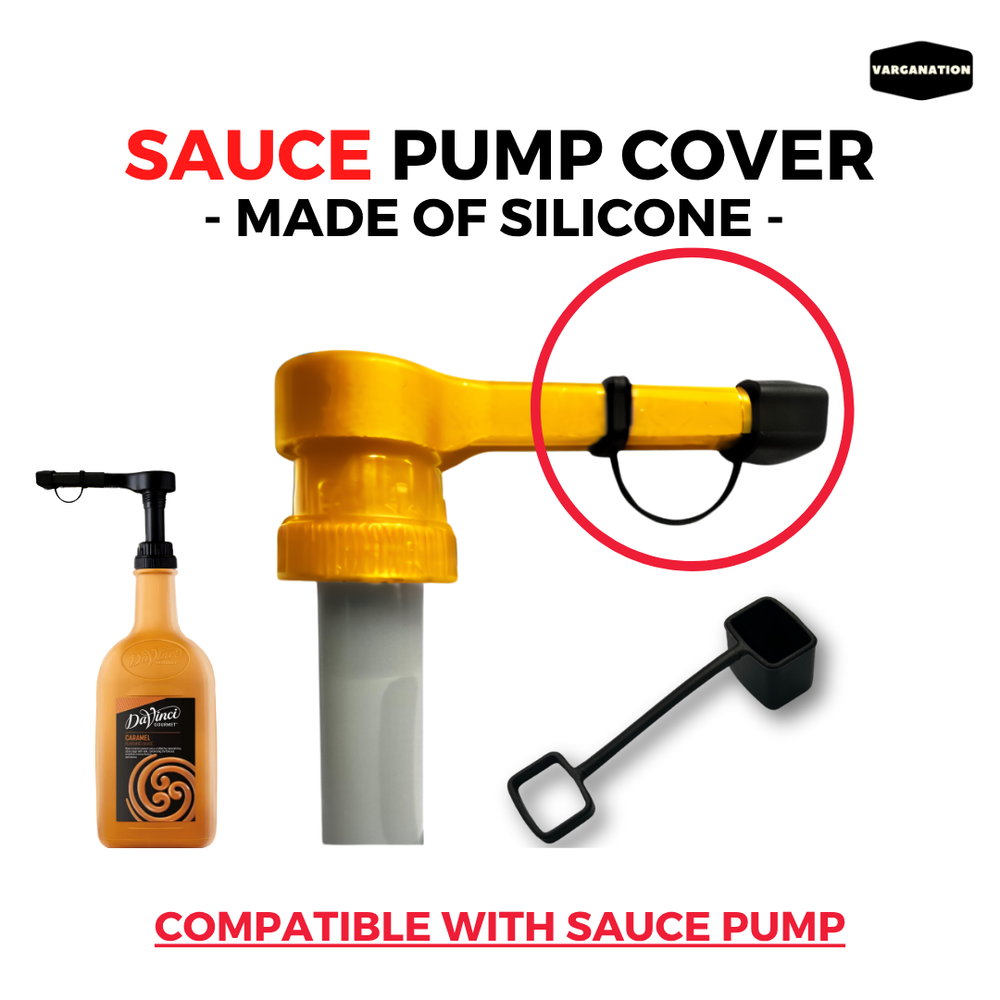 Sauce Pump Cover Made of Stretchy Silicone - For Sauce Pumps