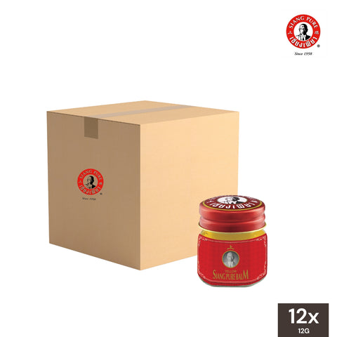 Siang Pure Balm Formula 1 Red 12g - Wholesale (12 Pieces)