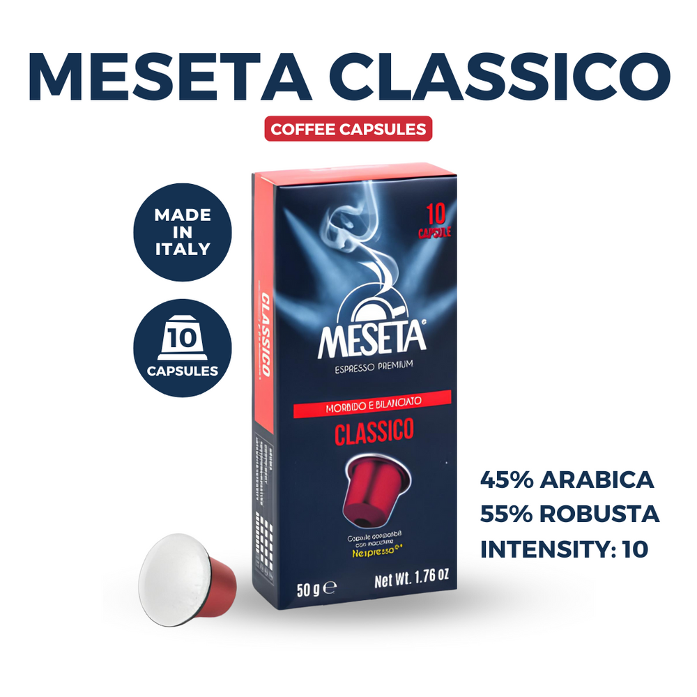Meseta Coffee Classico Nespresso Compatible Capsules